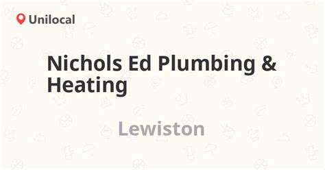 lewiston heating and plumbing